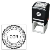 3 Initiaal Certificaat van Echtheid #6 Naam URL Zelfinktende Stempel (In situ)