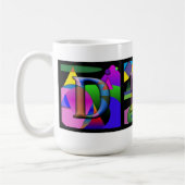 3 Initialen Mok (Links)