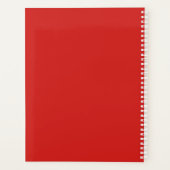 3 Initiales Monogramme | Rouge & Blanc (ou couleur (Dos)