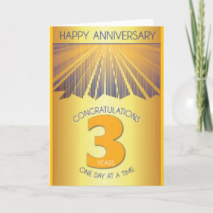 3 Jaar Nuchter Jubileum   Gouden Straal 12 Stappen Kaart