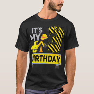 3 jaar oude jongen Het is mijn 3e verjaardag bouw T-shirt