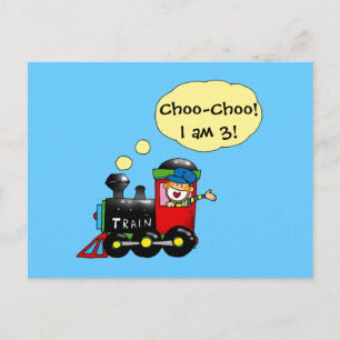 3 jaar oude verjaardag jongen briefkaart