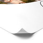 3 jaar samen Fotocollage bruiloft Jubileum Poster (Hoek)