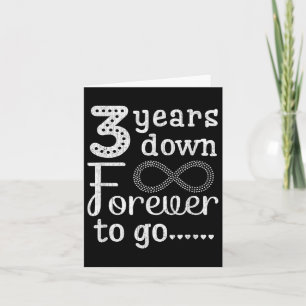 3 jaar voor altijd naar beneden om Schattige te ga Kaart