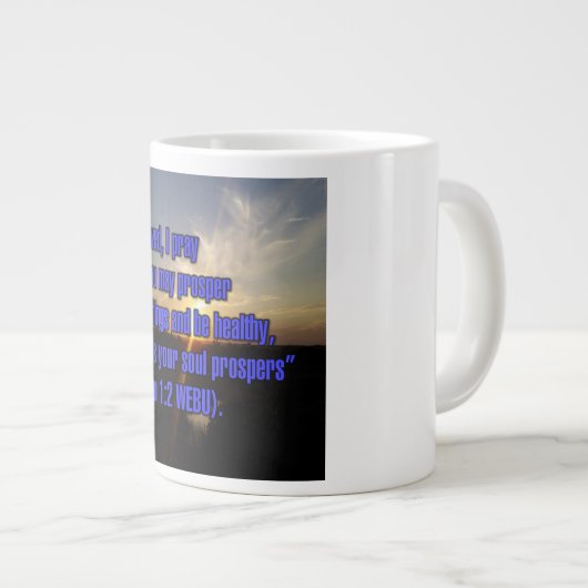 3 Johannes 1:2 WEBU-Mok Extra Grote Beker (Voorkant rechts)