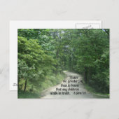 3 John 1:4 Briefkaart (Voorkant / Achterkant)