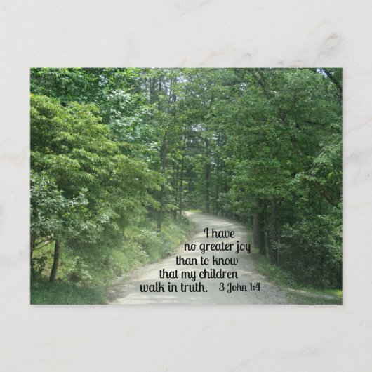 3 John 1:4 Briefkaart (Voorkant)