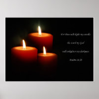 3-Kaars Verse Poster