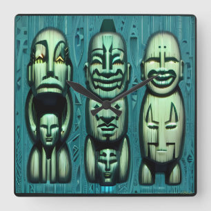 3 Kannibalen Redux II Vierkante Klok