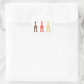 3 Kat Butts #1 Square Sticker (Tas)