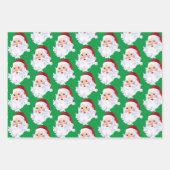 3  kerstkerstkerstboomkaars inpakpapier vel (Voorkant 2)