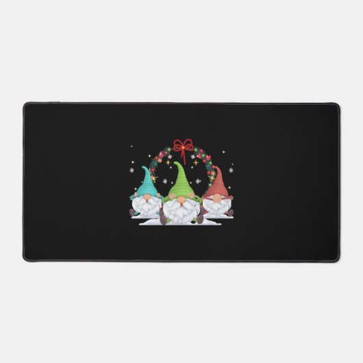 3 kerstknomes bureaumat (Voorkant)