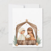 3 Kings Kerst Kaart of uitnodiging (Achterkant)