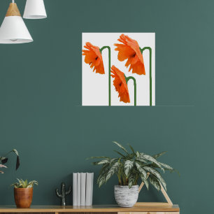 3 klaprozen poster