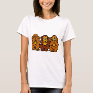 3 Kleine apen T-Shirt