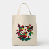 3 kleine Reggae vogels Tote Bag (Achterkant)