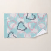 3 Kleur Abstract patroon Bad Handdoek (Handdoek)