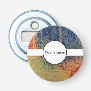 3 kleurenverf button flesopener