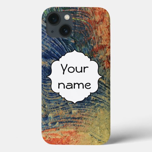 3 kleurenverf Case-Mate iPhone case (Achterkant)