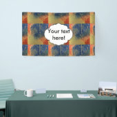 3 kleurenverf spandoek (Beurs)