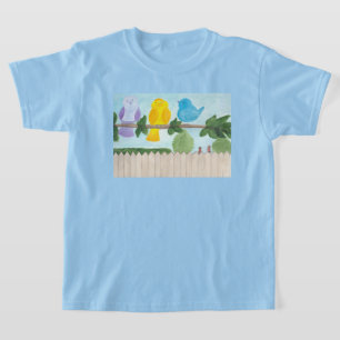 3 Kleurrijke Vogels T-shirt