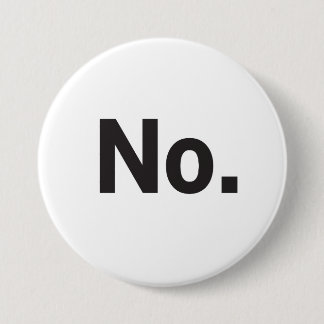 3" Knop: Nee. Ronde Button 7,6 Cm