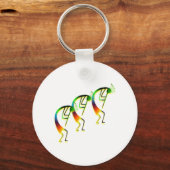 3 Kokopelli #12 Sleutelhanger (Voorkant)