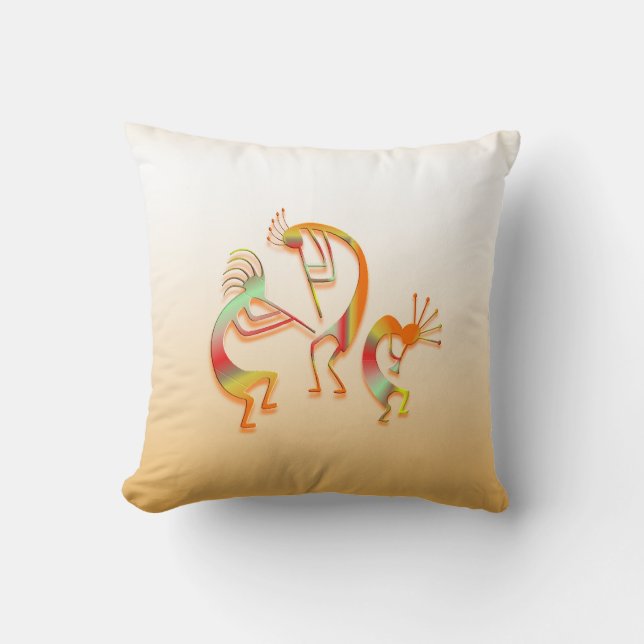 3 Kokopelli_#51 Kussen (Voorkant)