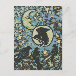 3 Krogen in Dusk, Art Briefkaart voor Crowbar