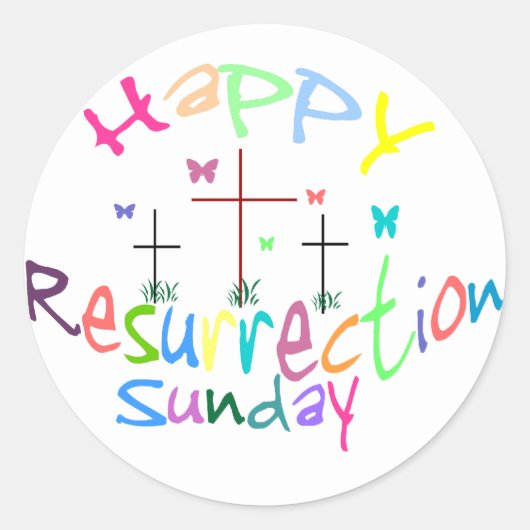 3 Kruisen van de stickers van de Verrijzenis (Voorkant)