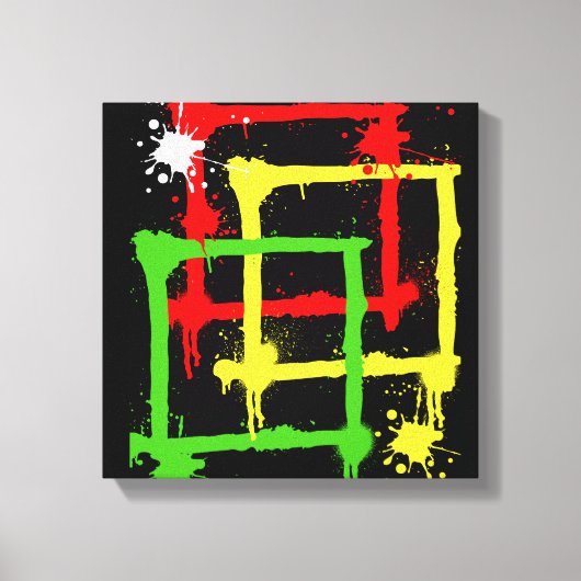 3 kwadraat canvas afdruk (Voorkant)