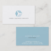 3 kwadraten Logo Visitekaartje (Voorkant / Achterkant)