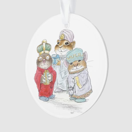 3 le Roi Animals Ornament (devant)