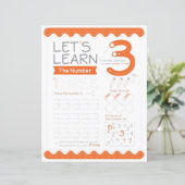 3 Learn To Draw Number 3 Teacher Home Schooling (Staand voorkant)