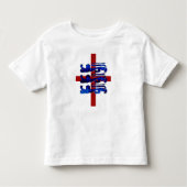 3 leeuwen Engeland St. George's vlaggengiften Kinder Shirts (Voorkant)