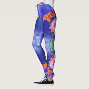3 Leggings van Color Gerberas