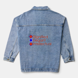 3 letters denim jacket