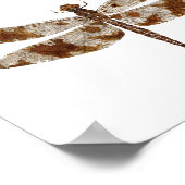 3 libellen op Canvas Poster (Hoek)