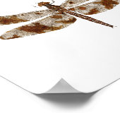 3 libellen - Verticaal Poster (Hoek)