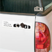3 long haired piggies bumper sticker (Sur camion)