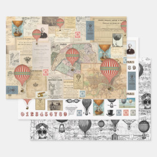 3 Luchtballon Ephemera vellen