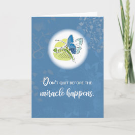 3 maanden Jubileum 12 Stap herstel Niet stoppen Kaart