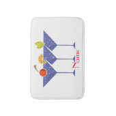 3 Martini Cocktails Thunder_Cove Badmat (Voorkant Verticaal)