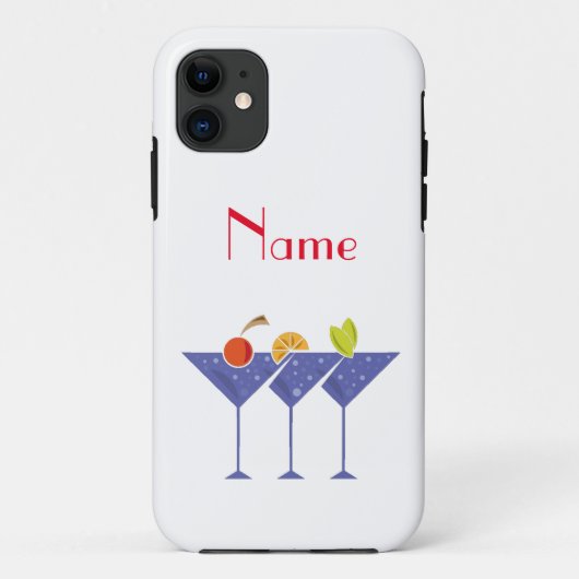 3 Martini Cocktails Thunder_Cove Case-Mate iPhone Case (Achterkant)