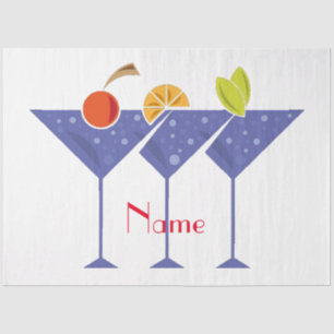 3 Martini Cocktails Thunder_Cove Tissuepapier