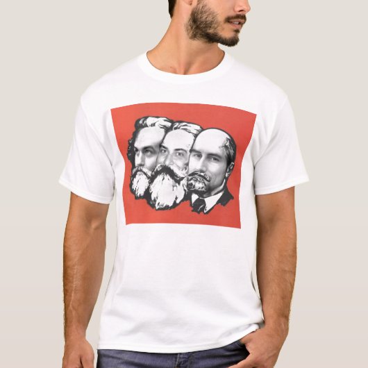 3 marxists t-shirt (Voorkant)