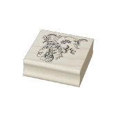 3 maten rubber stempel Monogram Initiaal Letter F (Stempel)