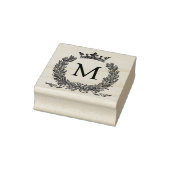 3 maten rubber stempel Monogram Initiaal Letter M (Stempel)
