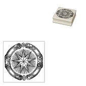 3 maten rubberen stempel antiek Stersymbool (Gestempeld)