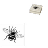 3 maten rubberen stempel met afbeelding Bumblebee (Gestempeld)